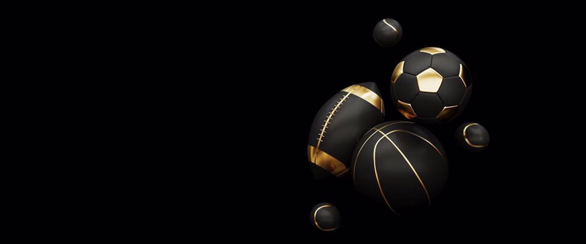WanejoBets casino dark and gold sports-inspired hero